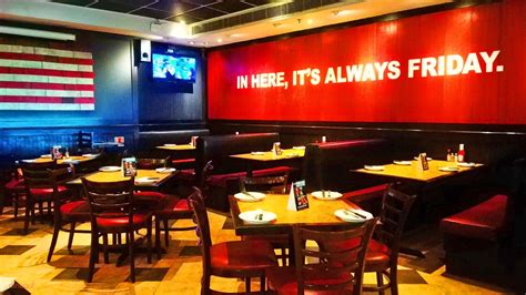 Friday restaurant near me - If your local TGI Friday's location isn't currently on Grubhub, know that we're constantly working to add locations so you can get delivery or takeout online from TGI Friday's. TGI Friday's near you now delivers! Browse the full menu, order online, and get your food, fast. 